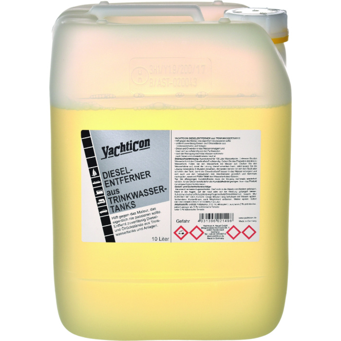 YACHTICON Dieselentferner für Trinkwassertanks 10 Liter – Bild 1